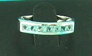 public jewelry house delivers fashion design gemstone inlaid ring, great for gifts    
