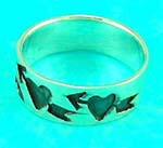 western top rank online jewelry factory presents cupid style ring, perfect gift for lovers 