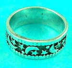 unique jewelry online shop wholesaler proudly presents precisely carved midnight designed ring, perfect for gift 